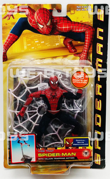 Marvel's Spider-Man 2 Web Trap Spider-Man Action Figure Toy Biz 2004 NRFP