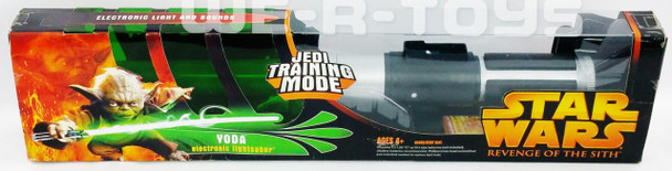 Star Wars Revenge of the Sith Yoda Electronic Lightsaber Jedi Training Mode NEW