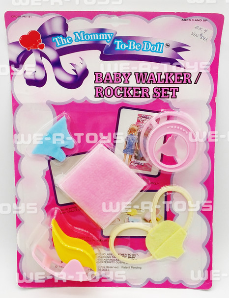 The Mommy To-Be Doll Baby Walker / Rocker Set Judith Corporation 1992 #61181 NEW