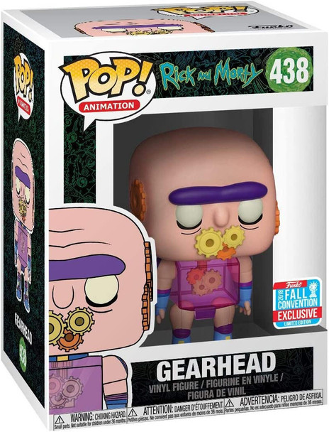 Rick and Morty Funko Pop! Animation 438 Rick and Morty Gearhead Exclusive Vinyl Figure 2018