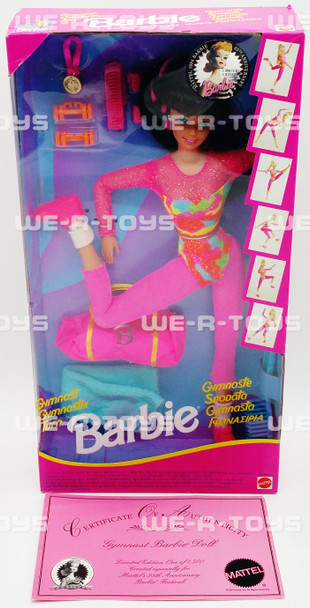 Barbie Gymnast Brunette Doll 35th Anniversary Barbie Festival 1994 #11921 NRFB