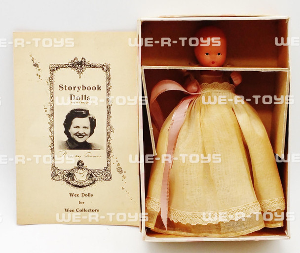 Nancy Ann Storybook Vintage 1940s Little Miss Pattycake 3.5" Bisque Doll USED