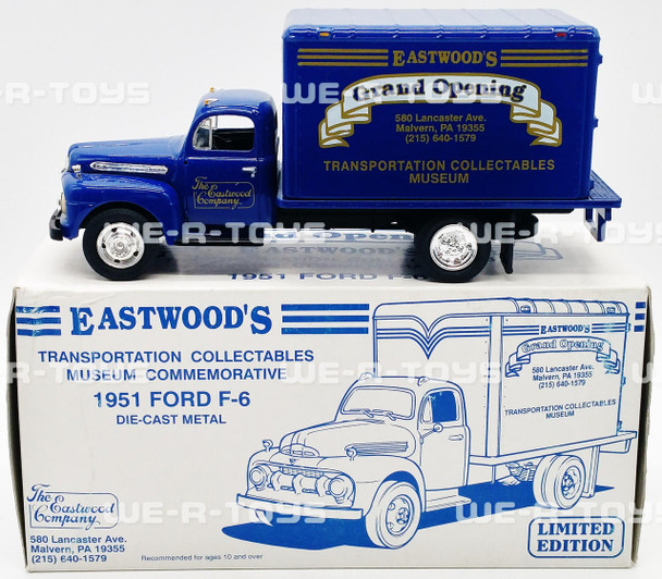 Eastwood Automobilia Eastwood's Transportation Collectables Museum Commemorative 1951 Ford F-6 NEW