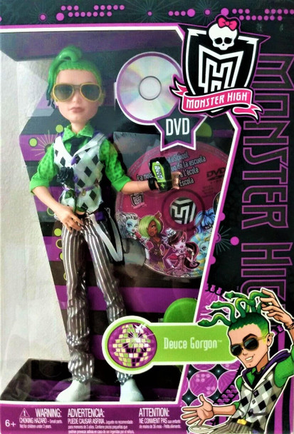 Monster High Dawn of the Dance Deuce Gorgon Doll with DVD 2011 Mattel W2147