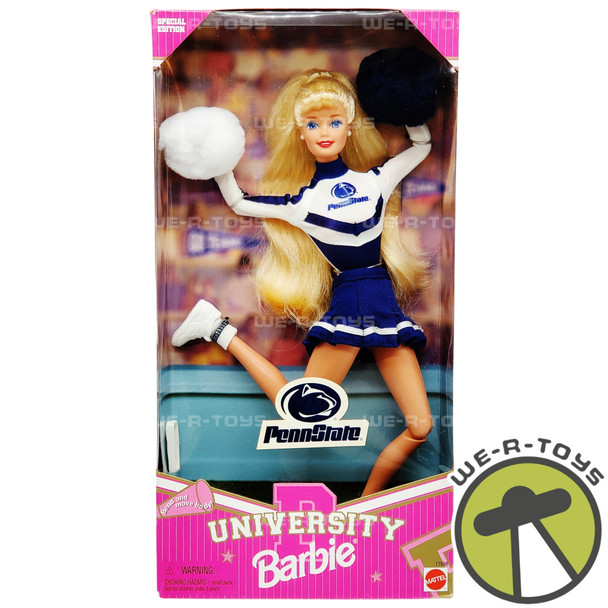 Barbie Penn State University Cheerleader Doll 1996 Mattel No. 17698 NEW