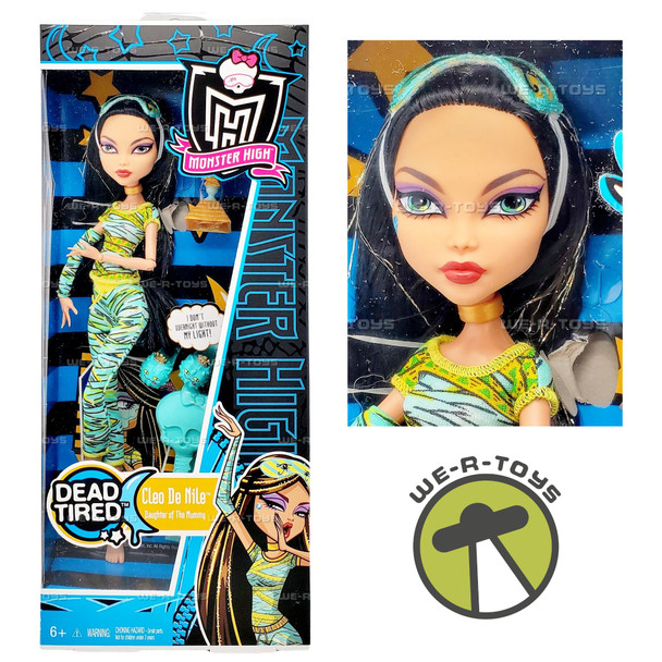 Monster High Dead Tired Cleo de Nile Doll 2010 Mattel V7974
