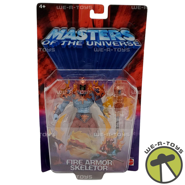 Masters of the Universe Fire Armor Skeletor Action Figure Mattel 2003 #B0387 NEW
