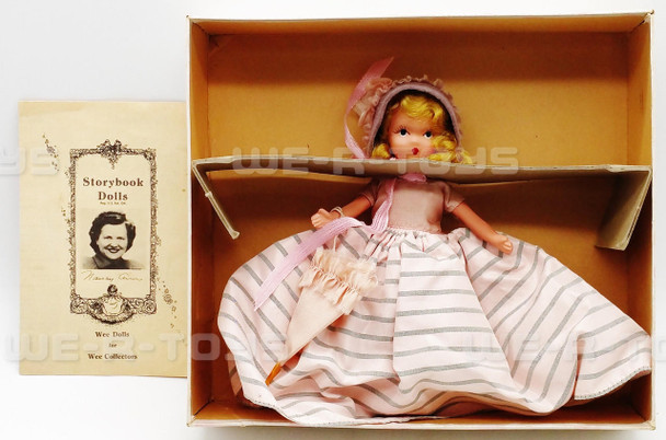 Nancy Ann Vintage 1940s A Shower Girl For April 6" Bisque Doll #190 USED