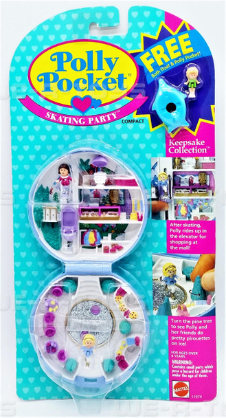 Polly Pocket Keepsake Collection Skate Party Compact 1994 #11974 NRFP