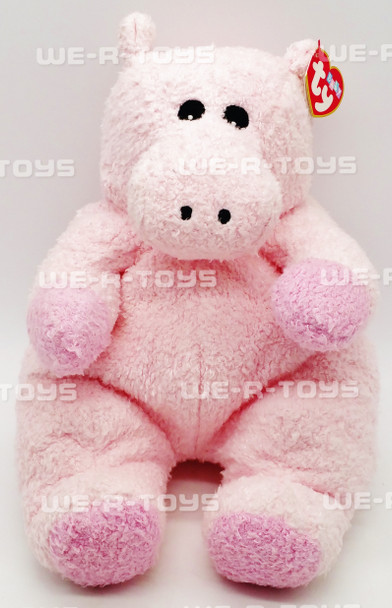 Ty Baby Pink Babyhippo Rattle Pillow Pal Plush Toy W/ Tag 2000