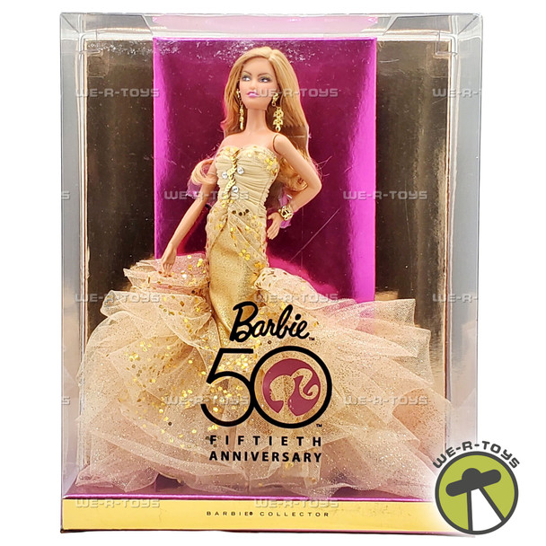 50th Anniversary Barbie Glamour Doll 2008 Mattel N4981