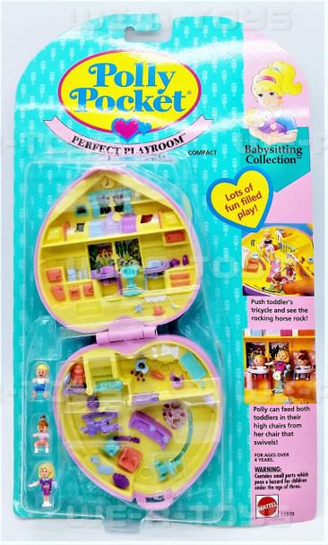 Polly Pocket Babysitting Collection Perfect Playroom Compact 1994 #11978 NRFP