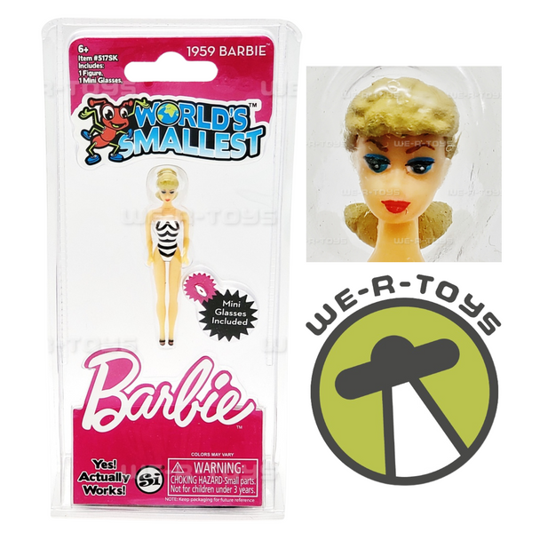 World's Smallest 1959 Barbie Doll 3" Super Impulse 2017 No. 517SK NRFP