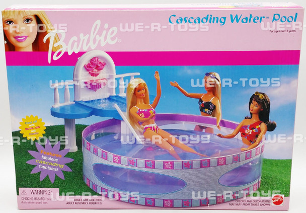 Barbie Cascading Water Pool Playset Mattel 2001 #67125 NRFB