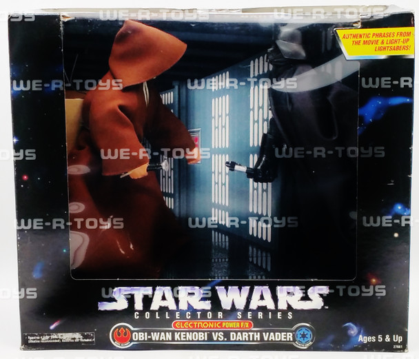 Star Wars Electronic Power F/X Obi-Wan Kenobi Vs. Darth Vader Kenner 1997 NEW