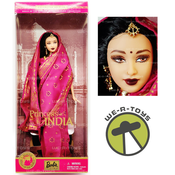 Princess of India Barbie Dolls of the World The Princess Collection Mattel 28374