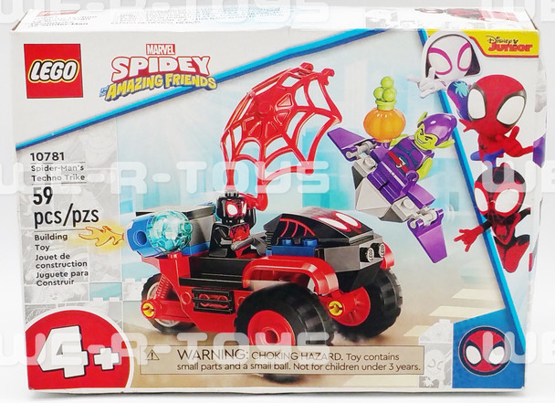 Marvel's Spidey and his Amazing Friends Spider-Man's Techno Trike Lego Set NEW