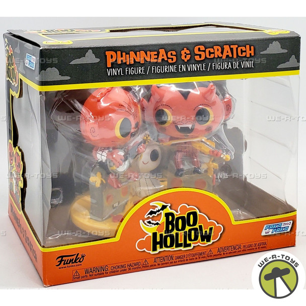 Funko POP Deluxe Paka Paka Boo Hollow Graveyard Scene Phinneas & Scratch Figure