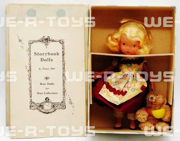 Nancy Ann Storybook Vintage 1940s Goldilocks And The Baby Bear Dolls #128 USED