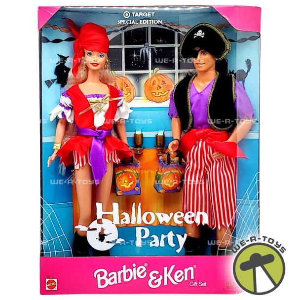 Halloween Party Barbie & Ken Dolls Gift Set Special Edition 1998 Mattel 19874