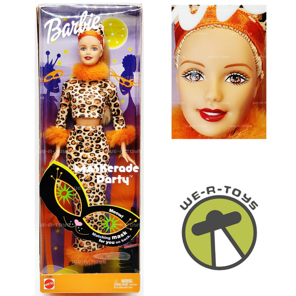 Halloween Maskerade Party Barbie Doll 2002 Mattel No. 56204