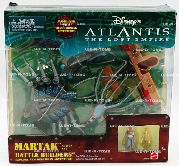 Disney's Atlantis the Lost Empire Martak Action Set Mattel 2000 No. 29316 NRFB