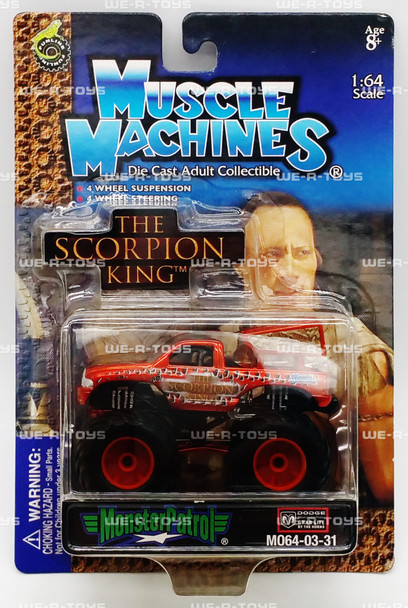 Muscle Machines Monster Patrol The Scorpion King Truck Funline 2003 #71191 NRFP