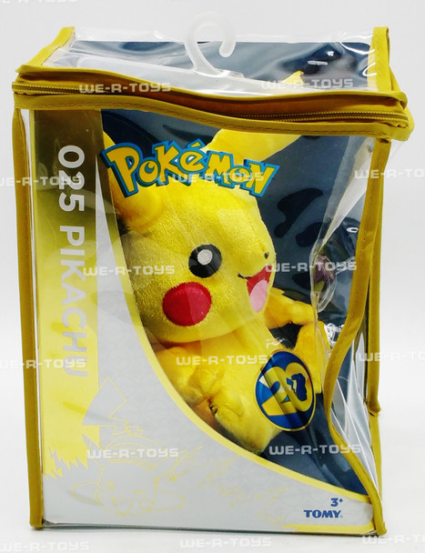 Pokémon #025 Pikachu Plush Toy With Collector Case Tomy 2016 NEW