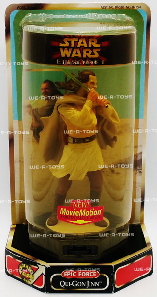 Star Wars Epic Force Qui-Gon Jinn Rotating Figure Kenner 1999 No. 84154 NRFP