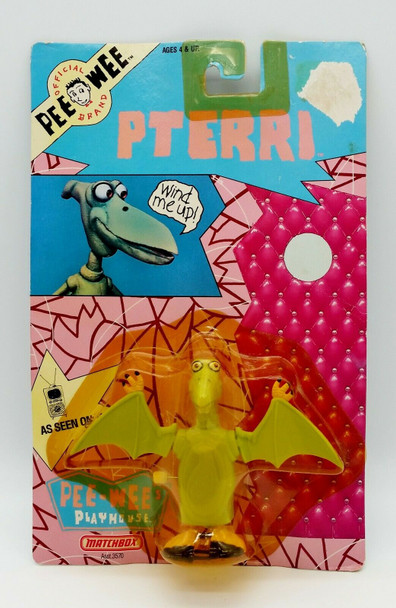 Pee Wee's Playhouse Wacky Wind-Ups Pterri Wind-Up Figure 1988 Matchbox NRFP