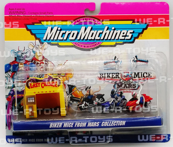 Micro Machines Biker Mice From Mars Collection Galoob 1993 #65880 NRFP