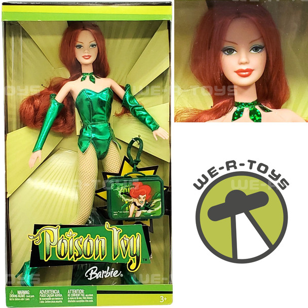 Poison Ivy Barbie Doll DC Comics 2004 Mattel H1668