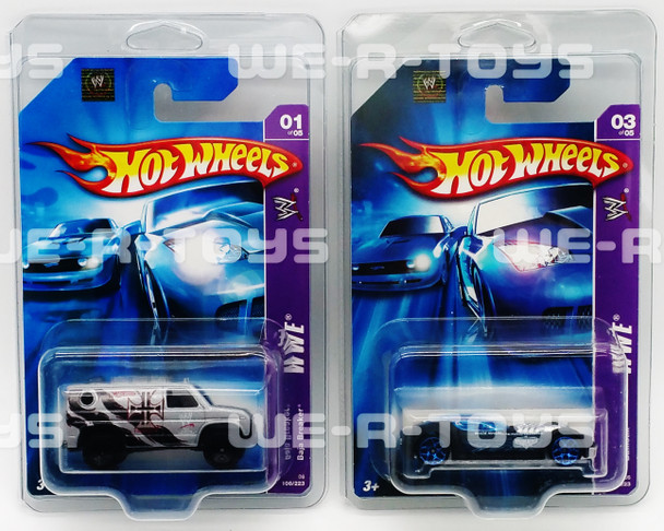 Hot Wheels WWE Baja Breaker & Ballistik Lot of 2 Vehicles Mattel 2006 NEW