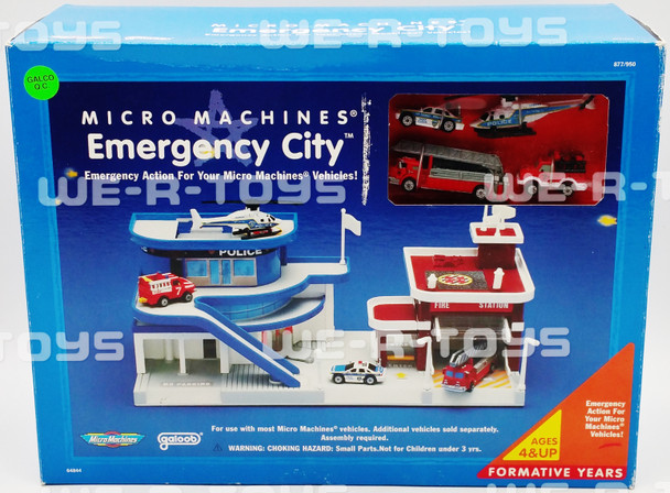 Micro Machines Emergency City Set Galoob 1994 #64844 NEW