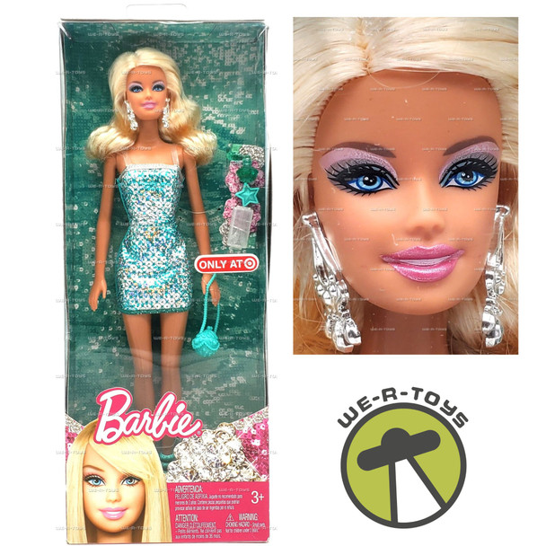 Glitz & Glam BARBIE Doll Target Exclusive Turquoise 2011 Mattel #X4858