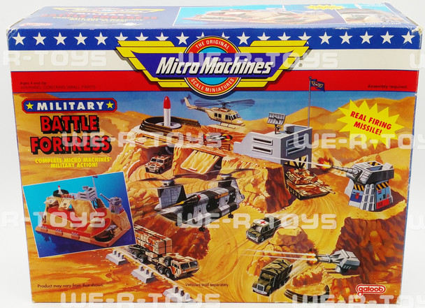 Micro Machines Military Battle Fortress Set Galoob 1991 No. 7006 NRFB