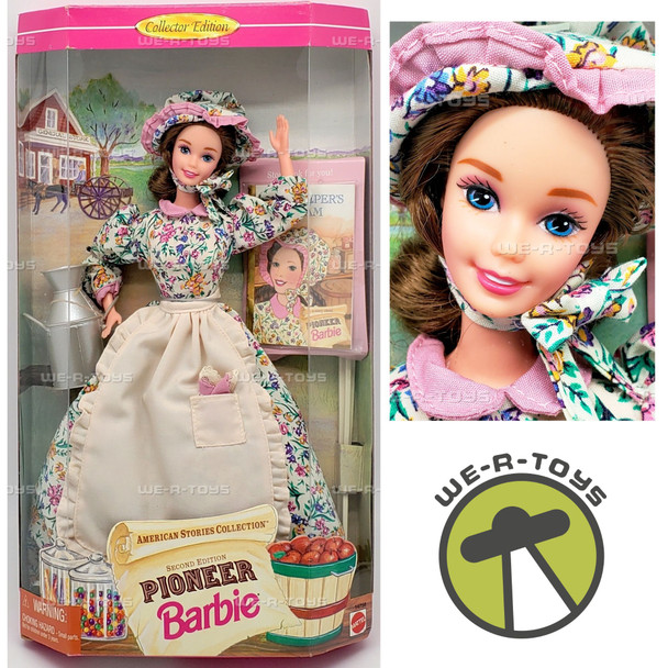 American Stories Collection Second Edition Pioneer Barbie Doll 1995 Mattel 14756