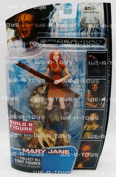 Marvel's Spider-Man 3 Build A Figure Collection Mary Jane Action Figure NRFP