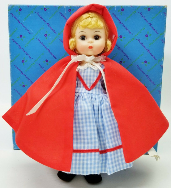 Madame Alexander 8" 1980s Red Riding Hood Doll No. 482 NEW