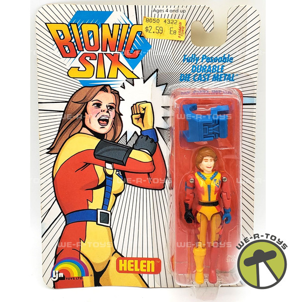 Bionic Six Helen Fully Poseable Die Cast Metal Action Figure 1986 LJN NRFP