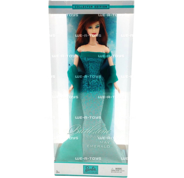 Barbie Birthstone Collection May Emerald Doll 2002 Mattel C5323