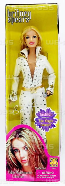 Britney Spears Doll Elvis Jumpsuit Fashion Rare 2001 Play Along No 25000 NRFB