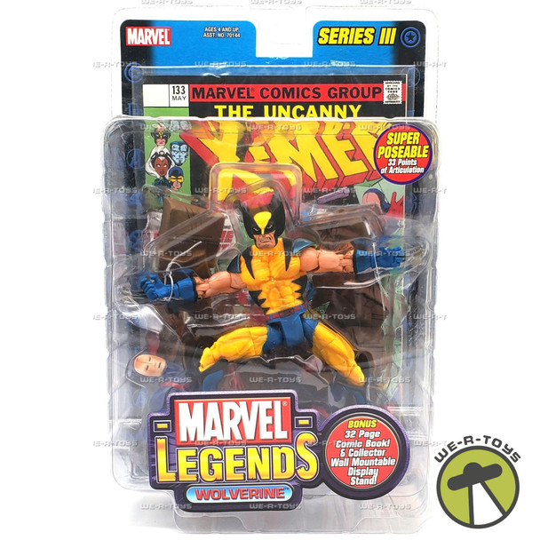 Marvel Legends Series III Wolverine Action Figure Toy Biz 2002 #70156