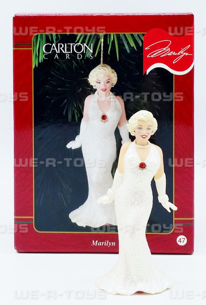 Marilyn Monroe Carlton Heirloom Marilyn Monroe Christmas Ornament 1996 Limited Edition NRFB