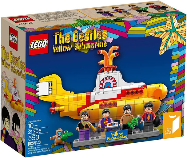 LEGO Ideas #015 The Beatles Yellow Submarine Building Toy 21306 553 pieces