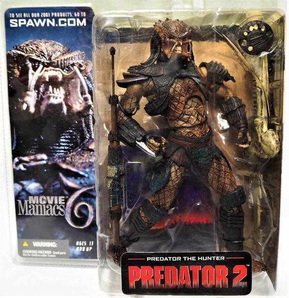 Predator Movie Maniacs Series 6 Predator 2 City Hunter Action Figure 2003 McFarlane Toys
