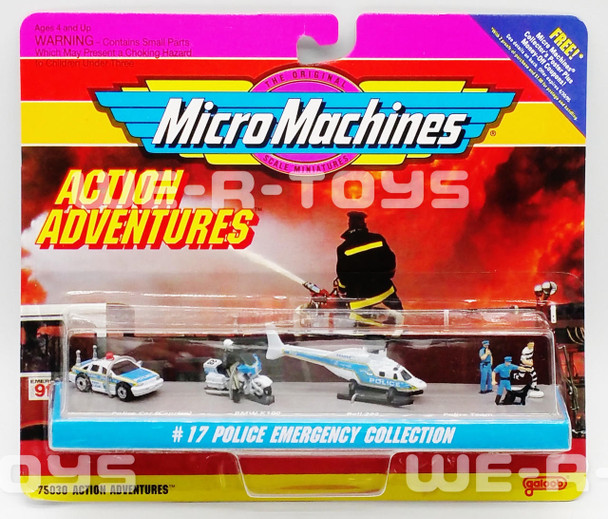 Micro Machines Action Adventures #17 Police Emergency Collection Galoob 1993 NEW