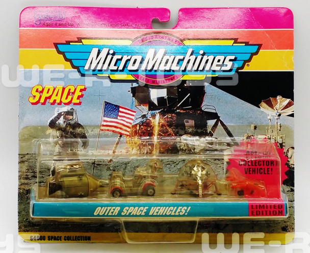 Micro Machines Space Series Moon Landing Collection #1 Galoob 1992 No. 64000 NEW