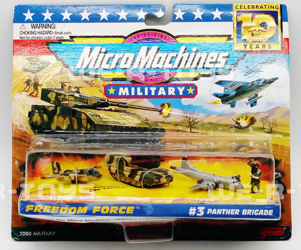 Micro Machines Freedom Force #3 Panther Brigade Vehicles Galoob 1996 NRFP
