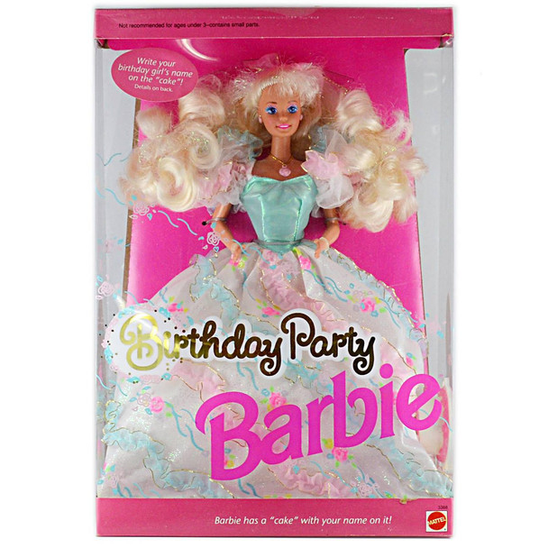 Barbie 1992 Birthday Party Barbie Doll Mattel #3388